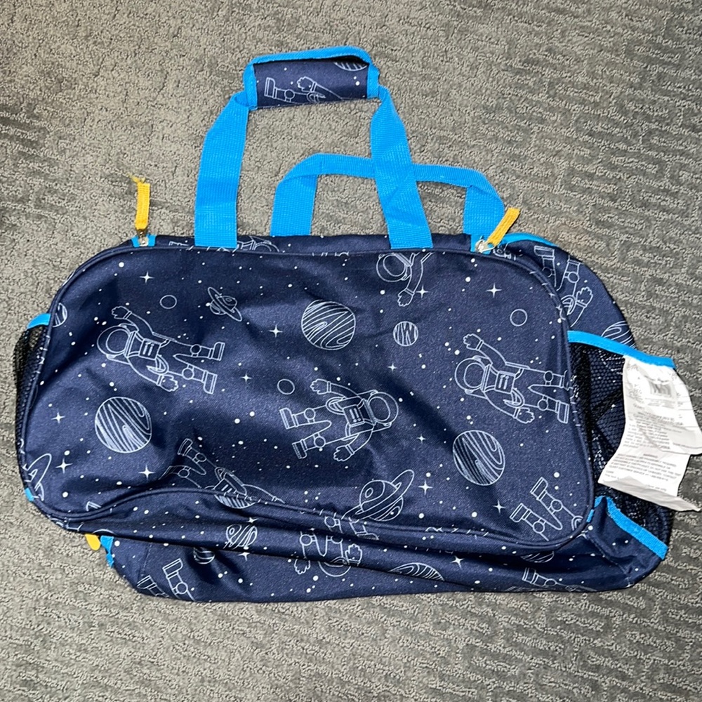 Boys bag with sleeping bag